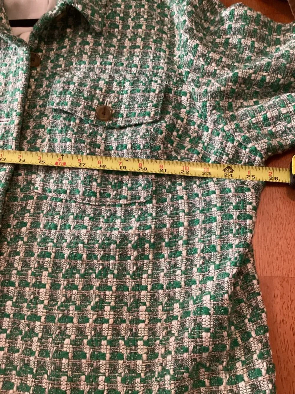 Maeve Tweed Shacket - 1X - Anthropologie